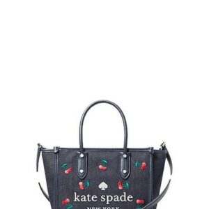 Kate Spade New York Ella Small Cherry Denim Tote