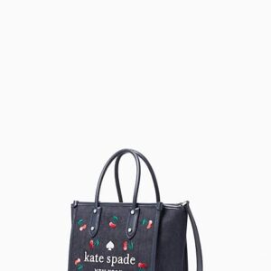 Kate Spade New York Ella Small Cherry Denim Tote