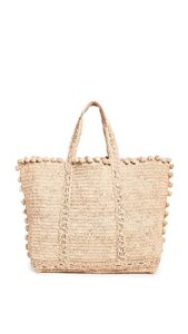 vanessa bruno women’s large cabas bag, naturel, tan, one size