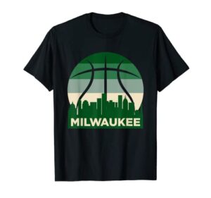 milwaukee basketball 2022 shirt b-ball city retro vintage t-shirt