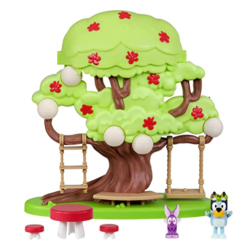 Bluey Tree Playset with Secret Hideaway, Flower Crown and Fairy Figures and Accessories