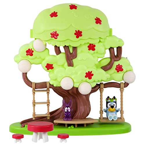 Bluey Tree Playset with Secret Hideaway, Flower Crown and Fairy Figures and Accessories