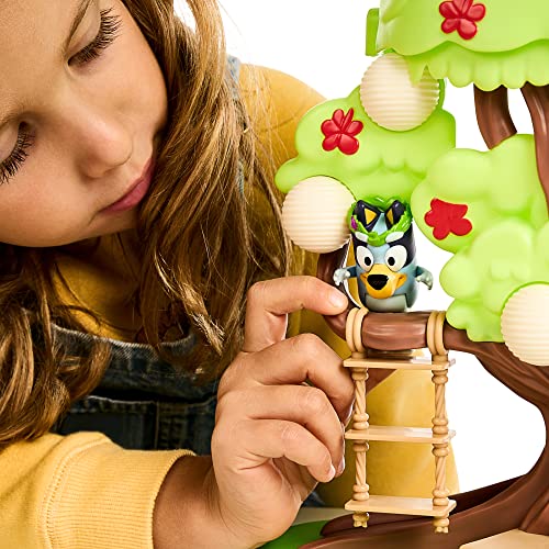 Bluey Tree Playset with Secret Hideaway, Flower Crown and Fairy Figures and Accessories