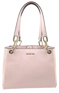 michael kors women’s trisha large shoulder bag tote purse handbag (powder blush)