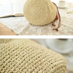 Women's Straw Backpack Shoulders Bag Casual Hobo Woven Bag Beach Backpack Top Handle Summer Beach Backpack