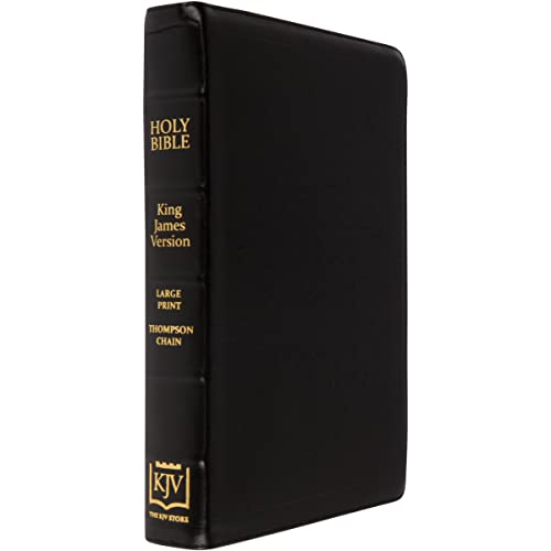 KJV Large Print Thompson Chain Reference Bible - Lambskin Edition