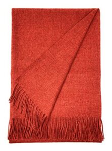 alpaca home | cityscape throw blanket | 100% pure baby alpaca wool | 6.6 feet long x 4.25 feet wide | hypoallergenic, soft & cozy bedding (copenhagen)