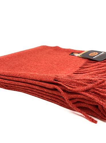 Alpaca Home | Cityscape Throw Blanket | 100% Pure Baby Alpaca Wool | 6.6 Feet Long X 4.25 Feet Wide | Hypoallergenic, Soft & Cozy Bedding (Copenhagen)