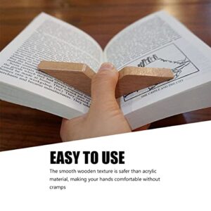 Book Marker 4pcs Finger Thumb Bookmarkers Thumb Book Page Holder Book Holder Bookstand