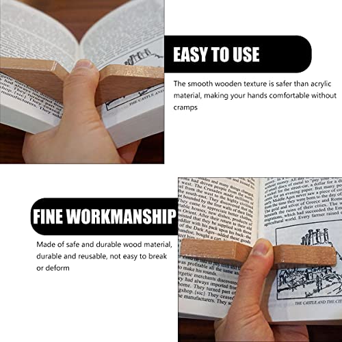 Book Marker 4pcs Finger Thumb Bookmarkers Thumb Book Page Holder Book Holder Bookstand