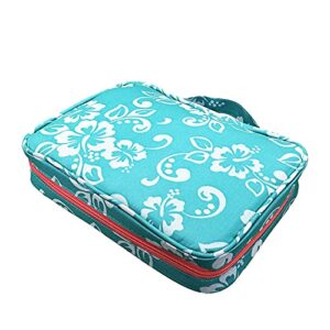 Bible Storage Bag, Bible Cover Case Carrier Carrying Bag Book Protector Pouch, Floral Pattern Flower Print Scripture Carrying Case Journaling Storage Organizer for Boys Kids Toddler