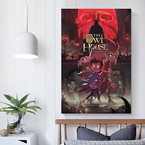 WUTING The Owl House Poster Canvas Art Poster and Canvas Wall Art Living Room Posters Bedroom Painting, Wall Art Picture Print Modern Family Bedroom Decor Posters 12x18inch(30x45cm)