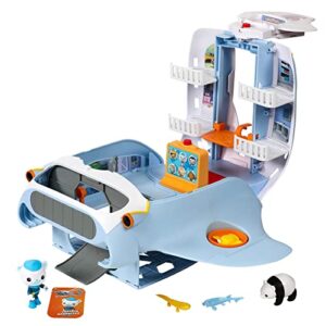 Octonauts Above & Beyond | Octoray Transforming Playset | 7 Pieces | 25+ Lights and Sounds, Multicolor