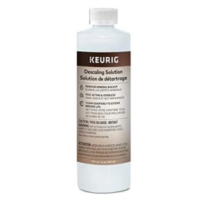 keurig brewer cleaner includes 14 oz. descaling solution, compatible classic/1.0 & 2.0 k-cup pod coffee makers