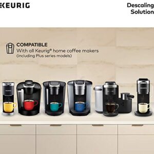 Keurig Brewer Cleaner Includes 14 oz. Descaling Solution, Compatible Classic/1.0 & 2.0 K-Cup Pod Coffee Makers