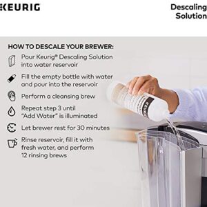 Keurig Brewer Cleaner Includes 14 oz. Descaling Solution, Compatible Classic/1.0 & 2.0 K-Cup Pod Coffee Makers