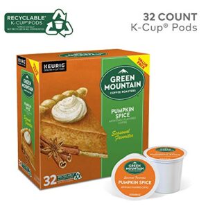 Green Mountain Coffee Roasters Seasonal Selections Pumpkin Spice, Keurig Single-Serve K-Cup Pods, Light Roast Cofee, 32 Count