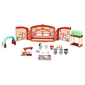 bluey school playset with mates school playset with 5 figures – chloe, the terriers amazon exclusive
