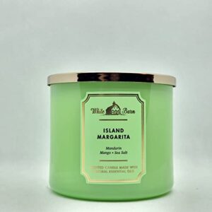 bath & body works, white barn 3-wick candle w/essential oils – 14.5 oz – new core scents! (island margarita)