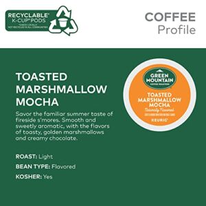 Green Mountain Coffee Roasters Toasted Marshmallow Mocha, Single-Serve Keurig K-Cup Pods, Flavored Light Roast Coffee Pods, 96 Count