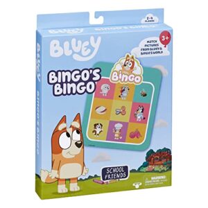 Bluey Bingo's Bingo Card Game, School Friends, Multicolor (17376)