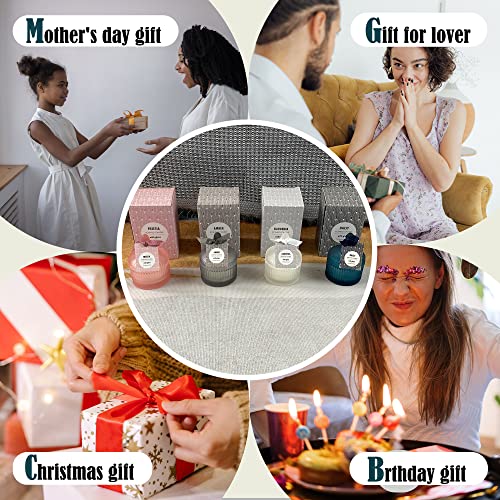 Scented Candles Gift for Women, Soy Candles with Luxury Candle Jar and Lid for Home Scented, Aromatherapy Candle Gifts Set for Christmas Day, Birthday, Mothers Day, Valentine's Day (Daisy, Small)