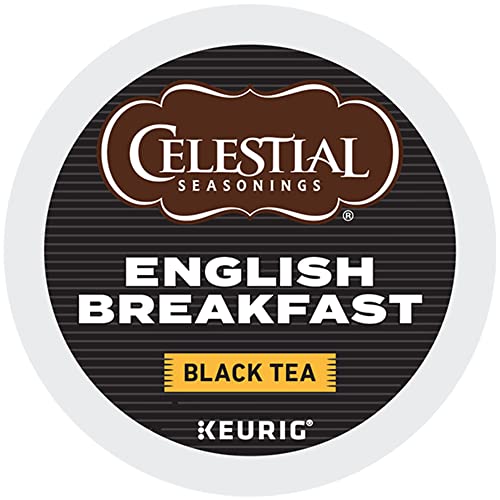 Celestial Seasonings English Breakfast Black Tea, Single-Serve Keurig K-Cup Pods, 96 Count