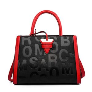 jesswoko personality large capacity commuter ladies tote handbag shoulder bags top handle messenger totes bag for women jt019l