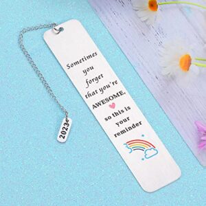 Inspirational Gifts for Women Men Class of 2023 Graduation Gifts for Him Her 16/18/21 Birthday Gifts for Girls New Start Gift for Friends Bookmark for Readers End of Year Student Gifts from Teacher