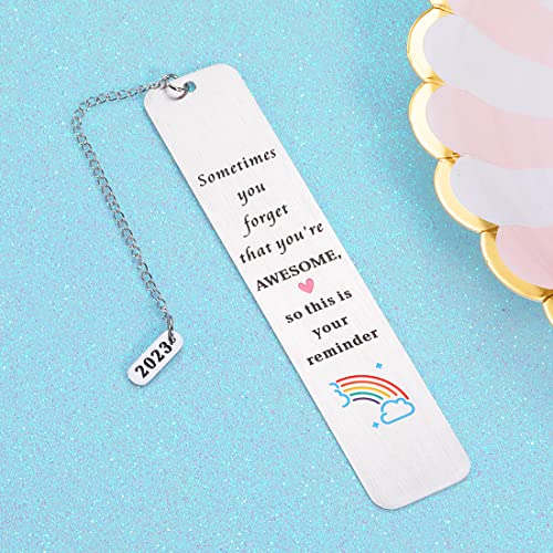 Inspirational Gifts for Women Men Class of 2023 Graduation Gifts for Him Her 16/18/21 Birthday Gifts for Girls New Start Gift for Friends Bookmark for Readers End of Year Student Gifts from Teacher
