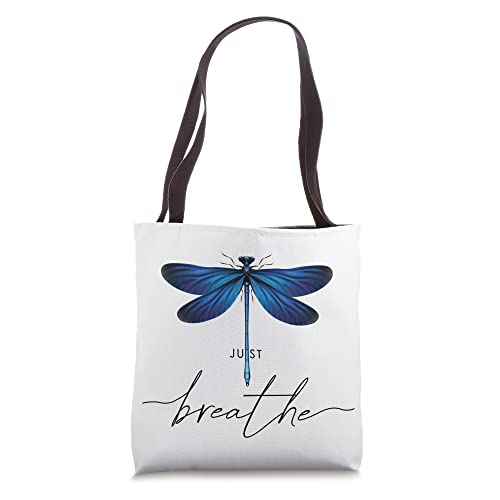 Just Dragonfly Tattoodesign Summer Breathe Meditation Yoga Tote Bag