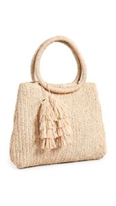 mar y sol women’s lauren bag, natural, tan, one size