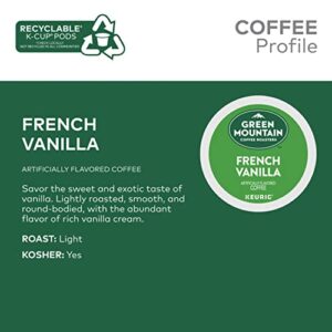 Green Mountain Coffee Roasters French Vanilla Coffee, Keurig Single-Serve K-Cup pods, Light Roast, 32 Count