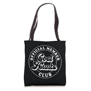 official member cool aunts club auntie aunt mother’s day tote bag