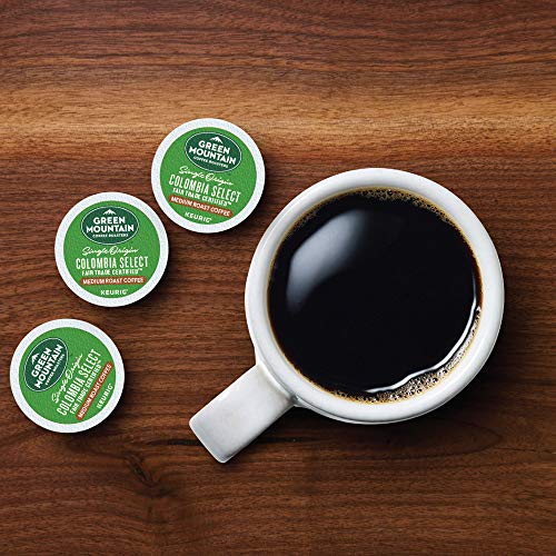 Green Mountain Coffee Roasters Colombia Select, Single-Serve Keurig K-Cup Pods, Medium Roast Coffee, 12 Count (Pack of 6) - Packaging May Vary