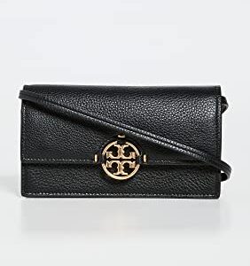Tory Burch Women's Miller Wallet Crossbody, Black, One Size