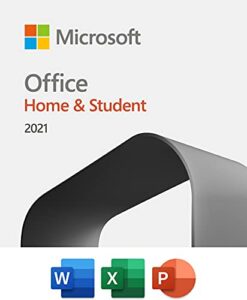microsoft home & student 2021 | one-time purchase for 1 pc or mac | word, excel, powerpoint | instant download
