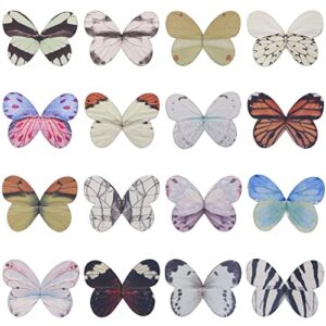 butterfly bookmarks penta angel 16pcs cute foldable butterfly page book marker clip for student teachers reading school home office supplies (butterfly)