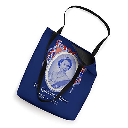 The Queen's Jubilee 1952 2022 Vintage Elizabeth II Artwork Tote Bag