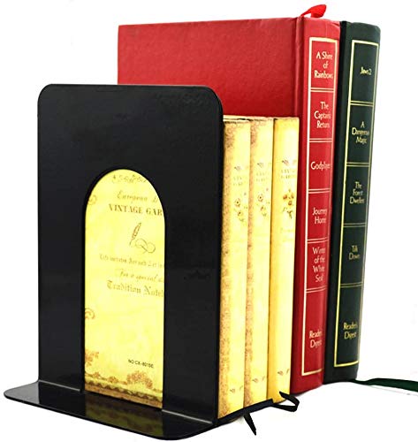 Bookends Heavy Duty Office Home Book End Thickening Library School Office Home Study Non-Slip Metal Bookends