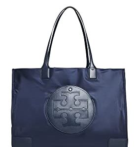 Tory Burch Women's Ella Tote, Tory Navy, Blue, One Size