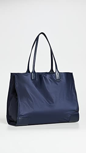 Tory Burch Women's Ella Tote, Tory Navy, Blue, One Size