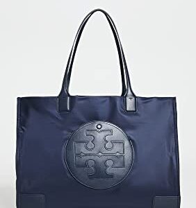 Tory Burch Women's Ella Tote, Tory Navy, Blue, One Size