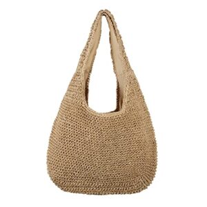 freie liebe straw tote bag for women large beach bag summer woven shoulder handbags