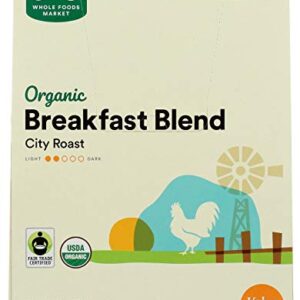 365 by Whole Foods Market, Organic Breakfast Blend Coffee Capsules, 0.39 Ounce (Pack of 24)