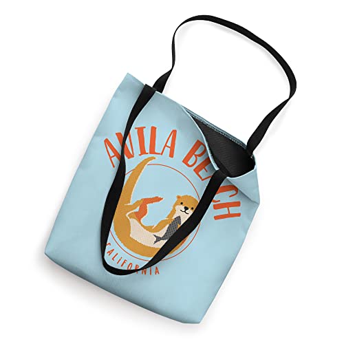 Avila Beach California Sea Otter Design Tote Bag