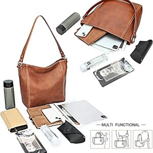 Montana West Purses for Women Vegan Leather Shoulder Purses and Handbags Hobo Bags for Women B2B-MWC-070BR