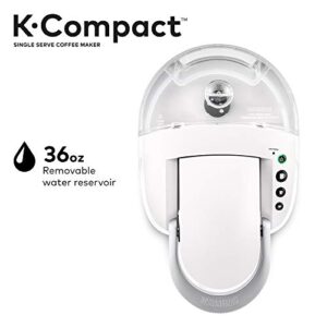 Keurig K-Compact Single-Serve K-Cup Pod Coffee Maker, White