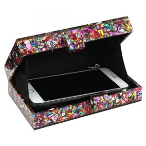 Mixed Color Sequins Acrylic Evening Bag Unique Square Bag Dress Purse for Women Party Evening Clutch