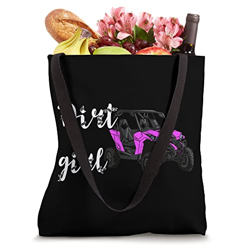 Dirt Girl UTV Quad Lover 4x4 Vehicle Mud Driver SXS Driving Tote Bag